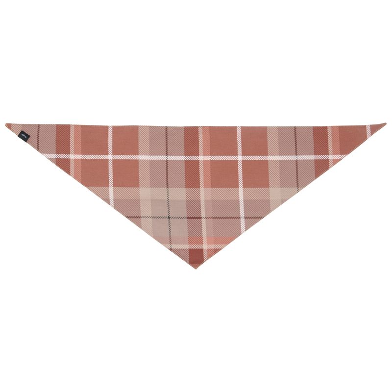 HOME ATB GWP 212984 POSIES AND PLAID REVERSIBLE BANDANA S M GRID 0025