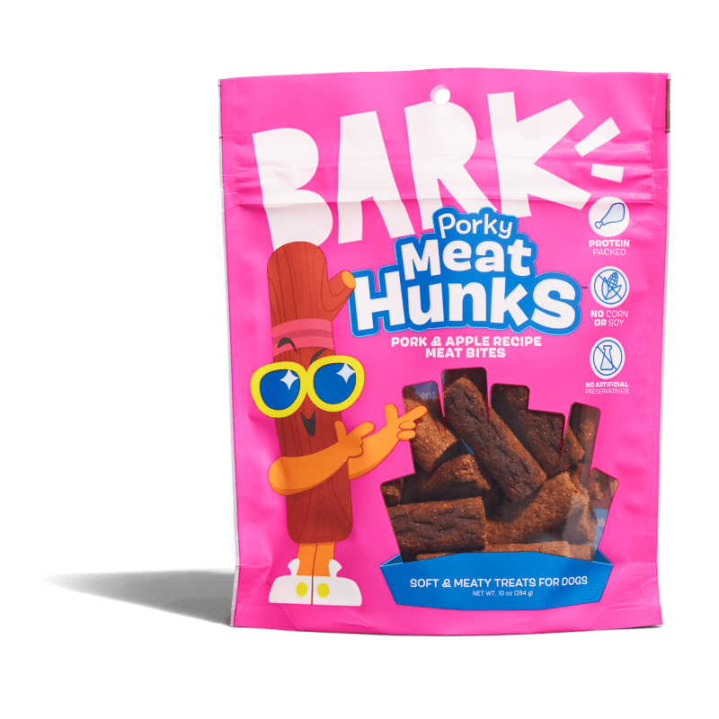 RETAIL 215521 PORKY MEAT HUNKS 10OZ BAG FRONT GRID 0396 SHADOW